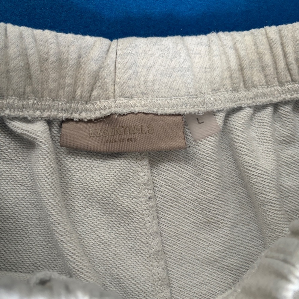 Essentials Light Gray Athletic Shorts - image 3